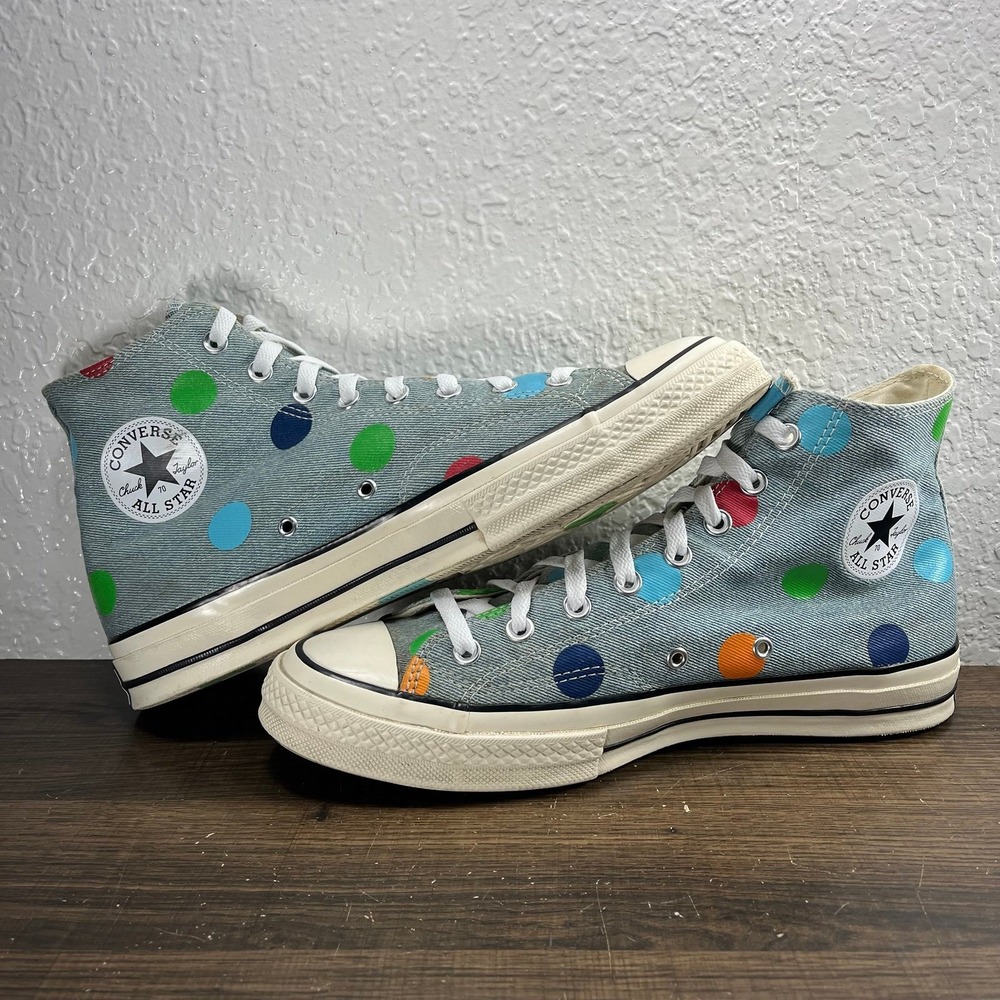 Converse Chuck 70 High Tyler The Creator Polka Dot Shoes - M 10.5 - W 12.5 - Picture 4 of 9